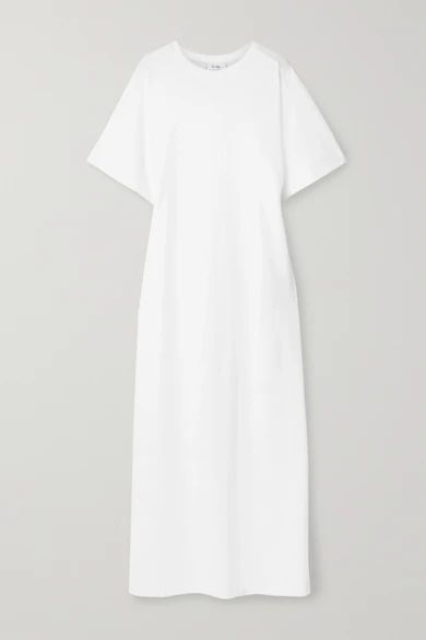 Aprile Cotton-jersey Maxi Dress - Ivory