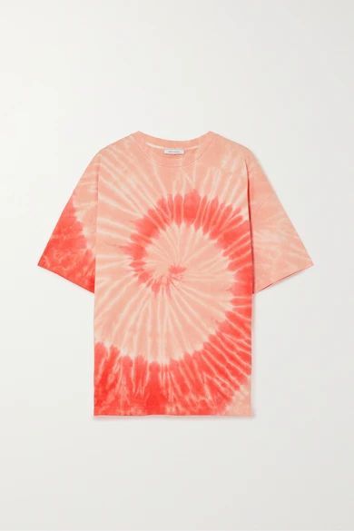 + Net Sustain Oversized Tie-dyed Organic Cotton-jersey T-shirt - Orange