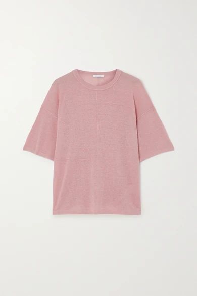 Organic Hemp-blend T-shirt - Antique rose