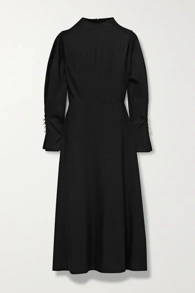 + Net Sustain Michelle Tencel Lyocell Midi Dress - Black