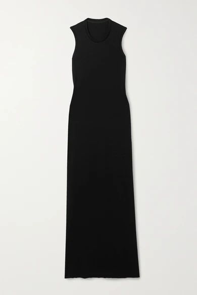 Mia Organic Cotton-jersey Maxi Dress - Black