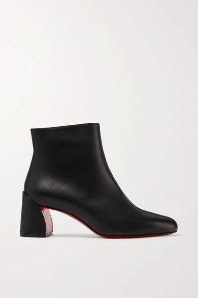 Turela 55 Leather Ankle Boots - Black