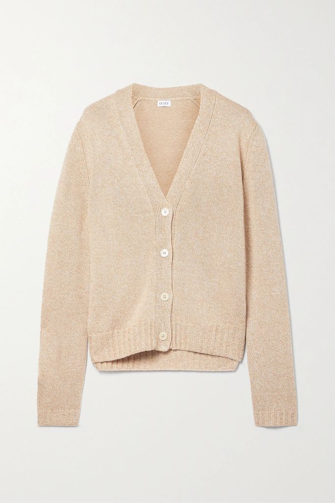 Zoe Knitted Cardigan - Camel