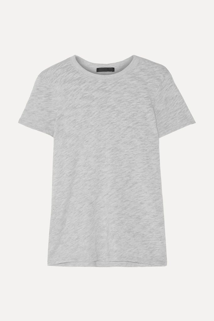 Schoolboy Slub Supima Cotton-blend Jersey T-shirt - Gray