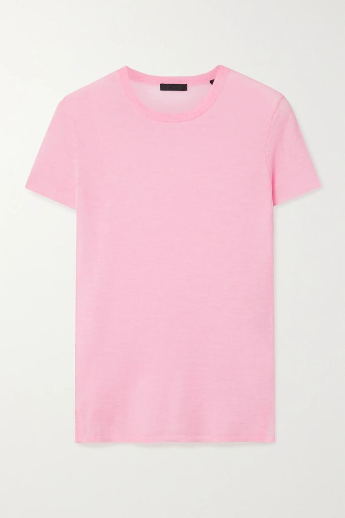 Cashmere T-shirt - Pink