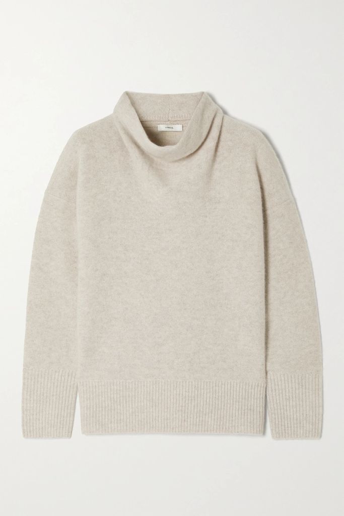 Boiled Cashmere Sweater - Beige