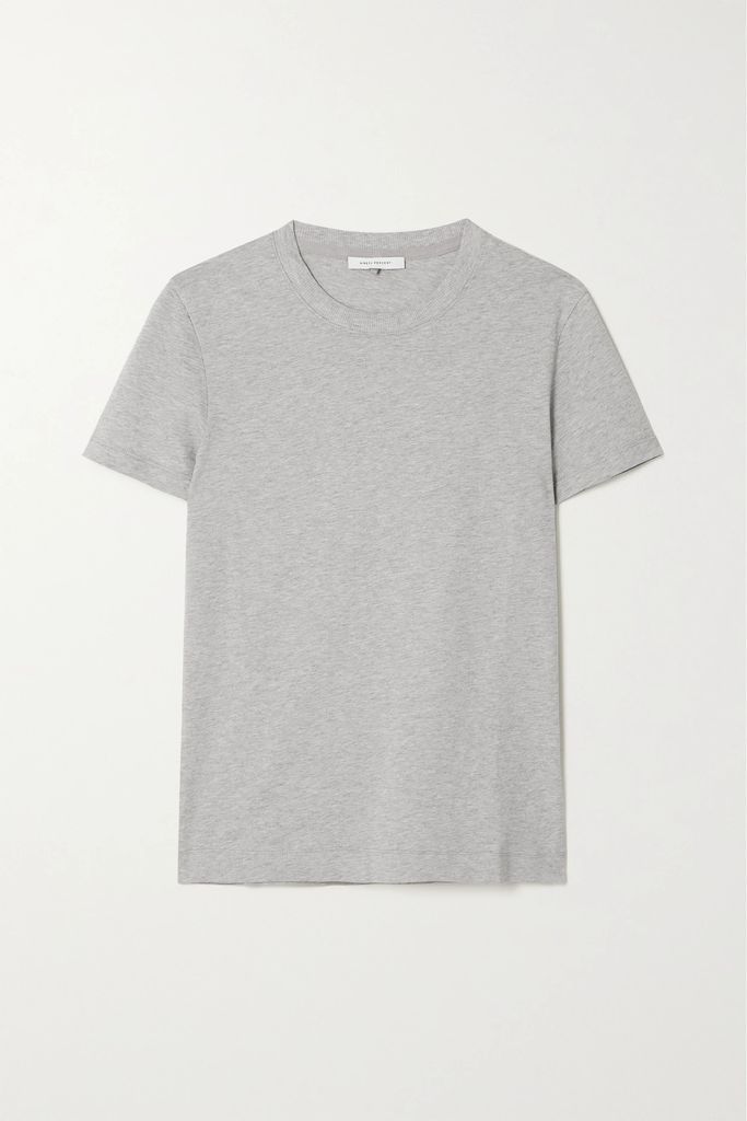 + Net Sustain Drew Organic Cotton-jersey T-shirt - Gray