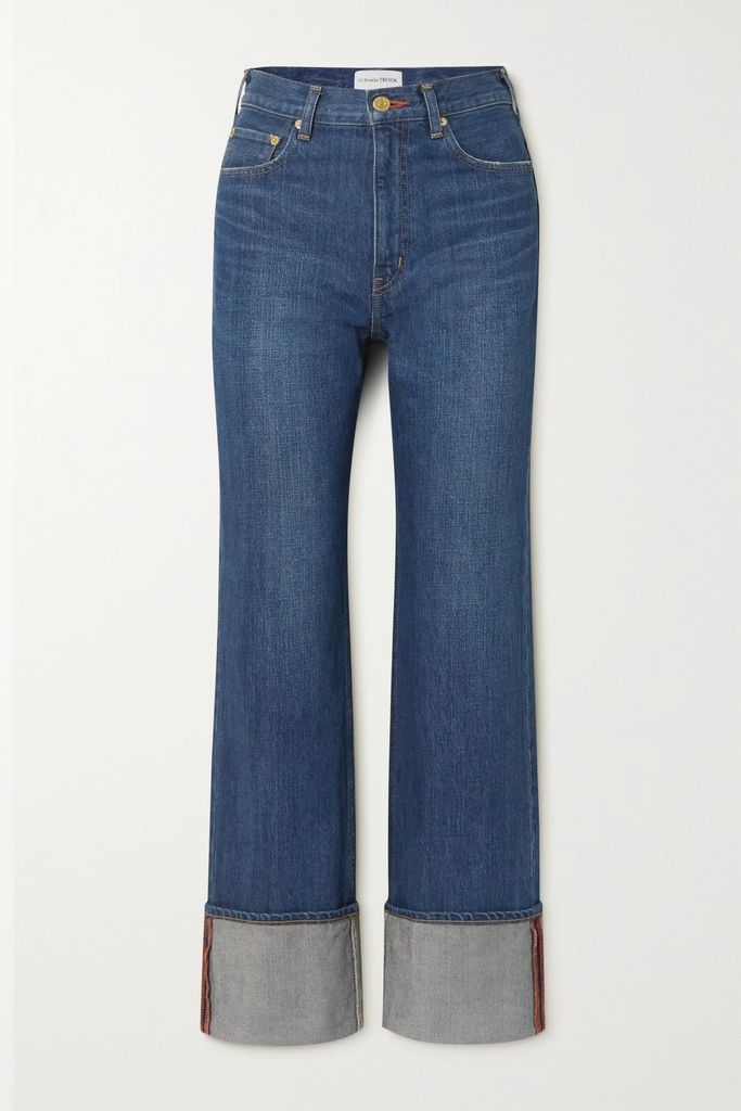 + Net Sustain The Carnelian High-rise Straight-leg Jeans - Dark denim