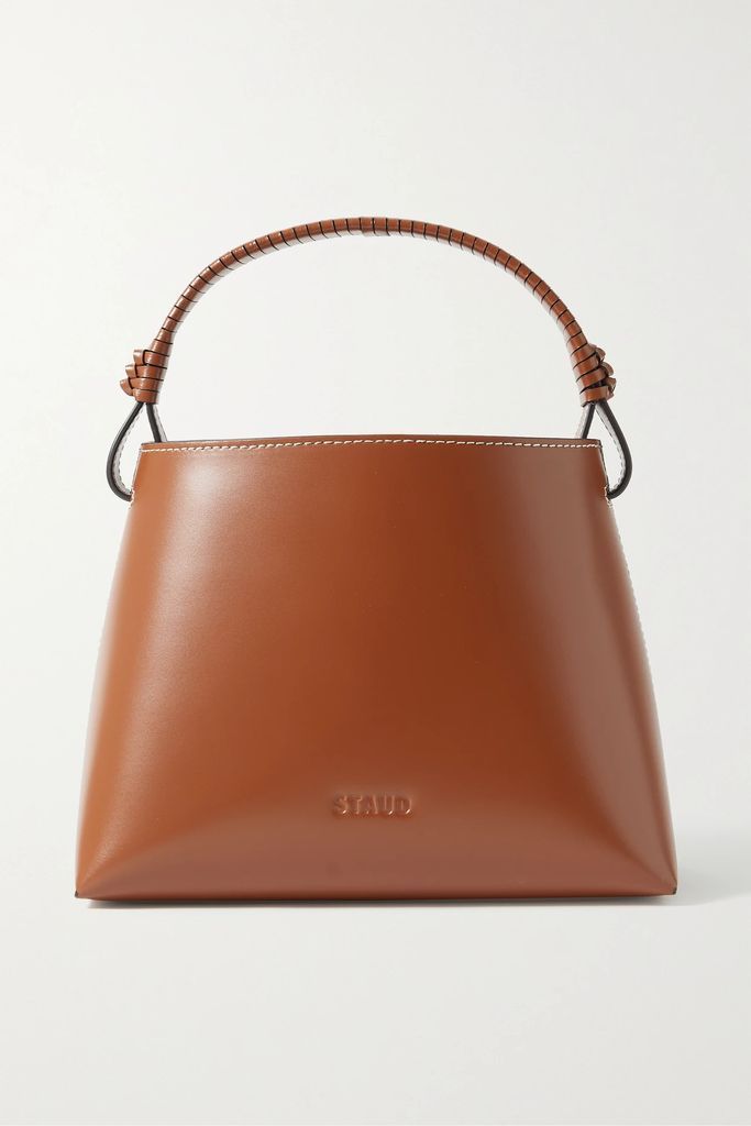 Tellie Leather Tote - Tan