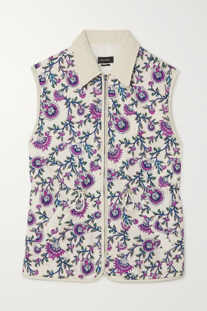 Baga Floral-print Silk-blend Midi Dress - Ecru