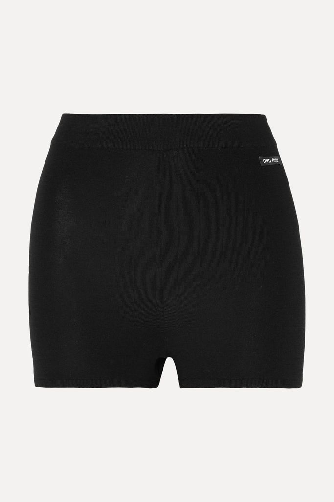 Wool Shorts - Black