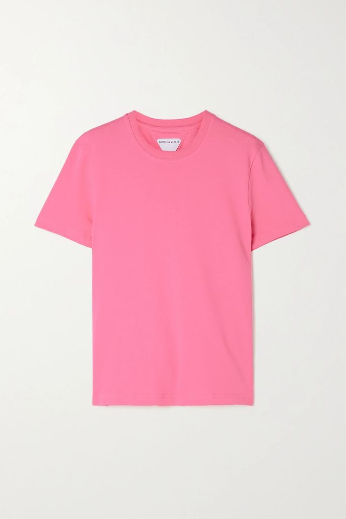 Cotton-jersey T-shirt - Pink