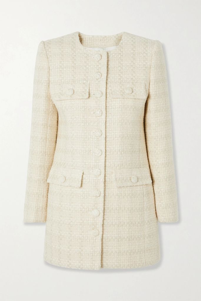 + Net Sustain Cento Cable-knit Organic Cotton Mini Dress - Ivory