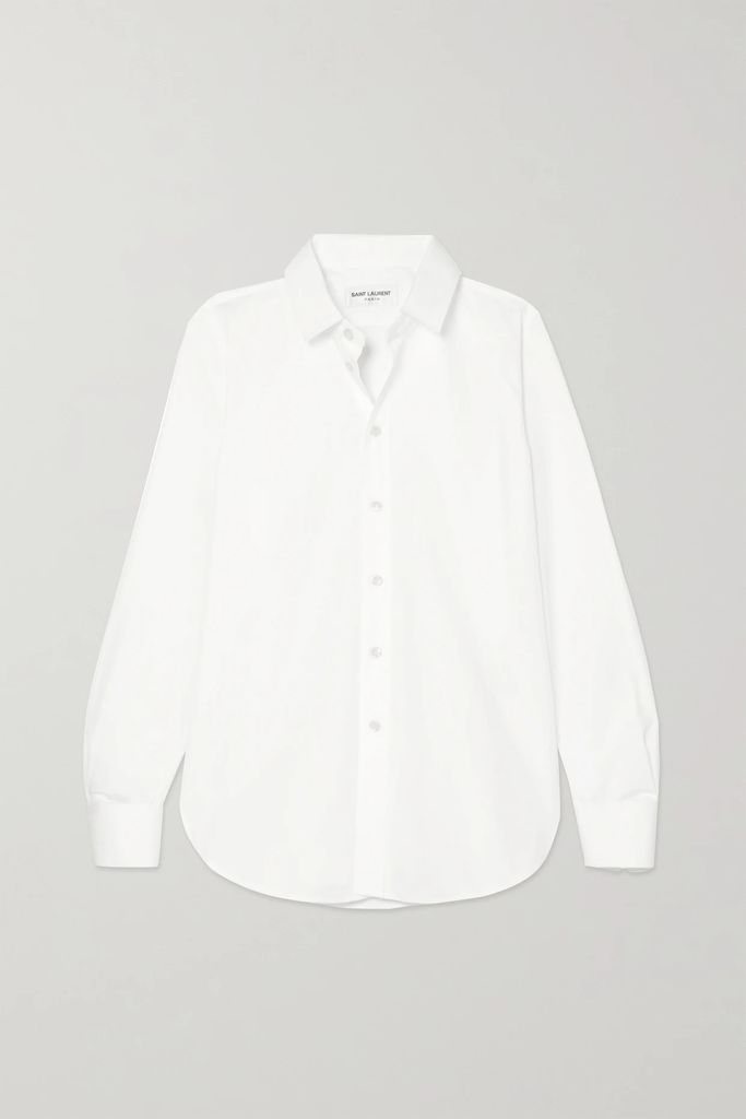 Cotton-poplin Shirt - White