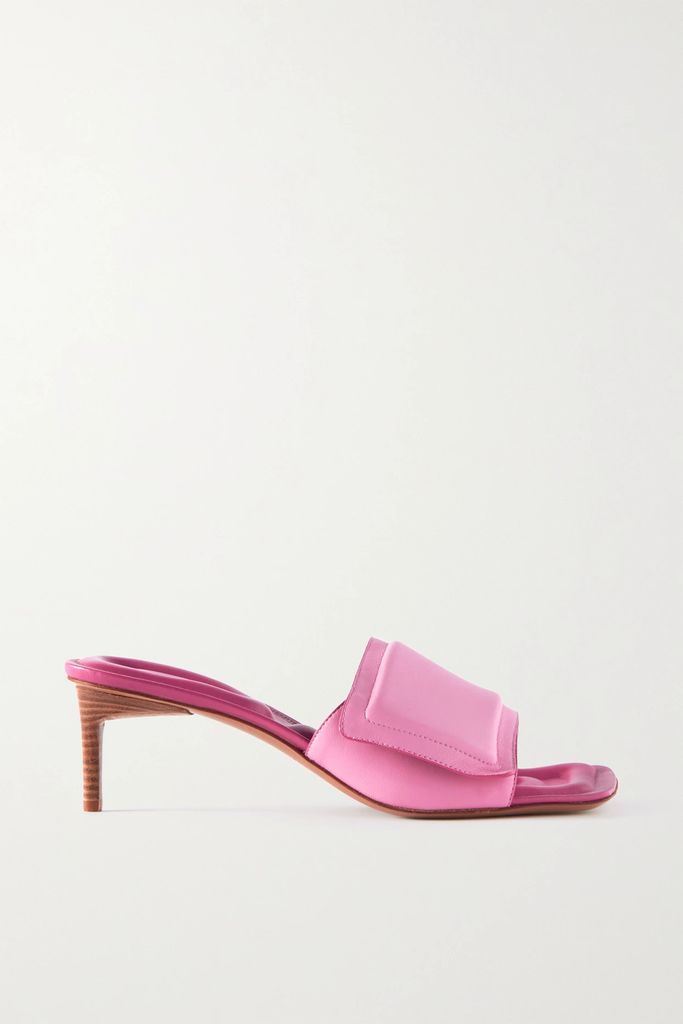 Piscine Leather Mules - Pink