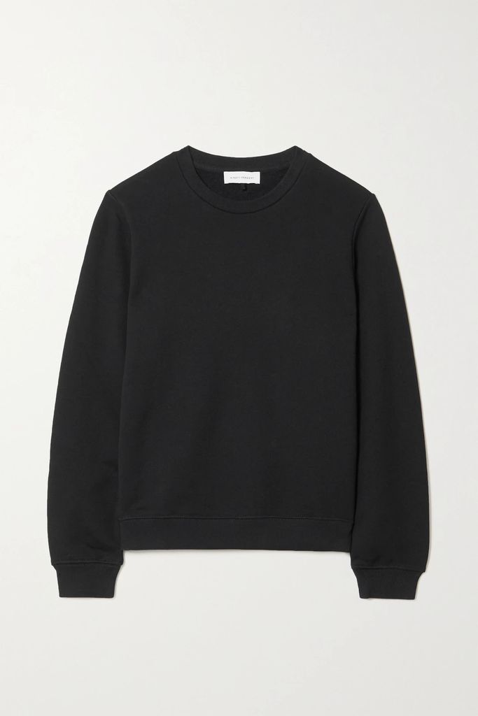 + Net Sustain Kendall Organic Cotton-jersey Sweatshirt - Black