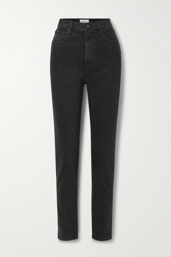 Beatnik High-rise Slim-leg Jeans - Black