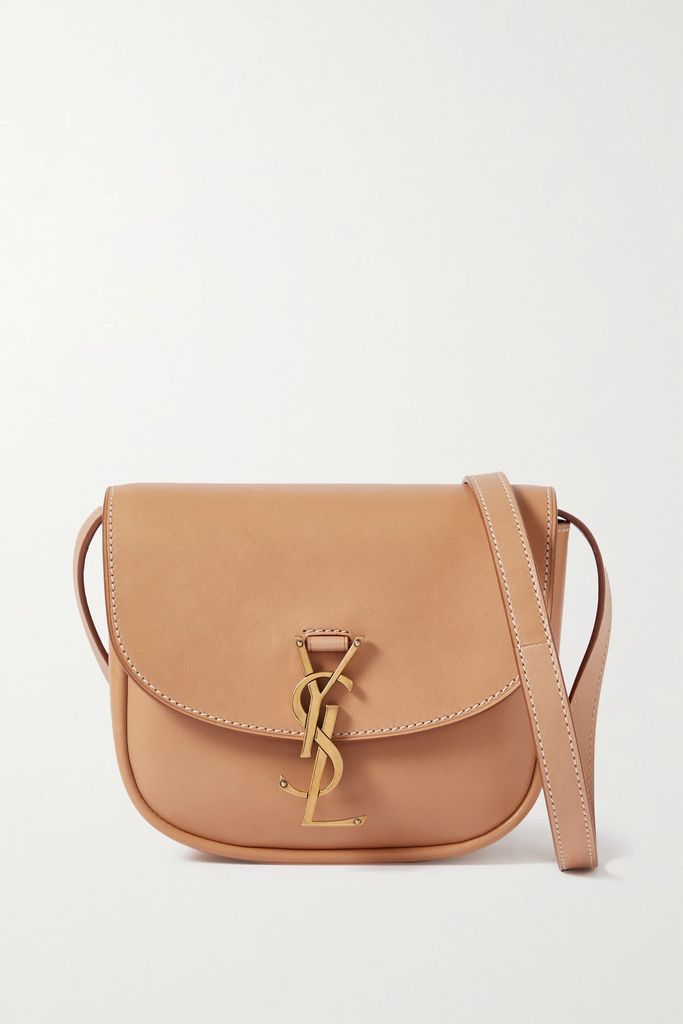 Kaia Small Leather Shoulder Bag - Brown