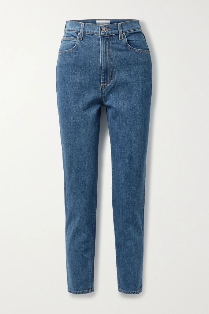 + Net Sustain Beatnik High-rise Slim-leg Jeans - Dark denim