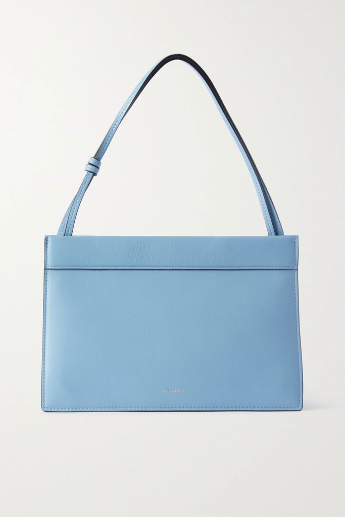 + Net Sustain Hannah Leather Shoulder Bag - Blue