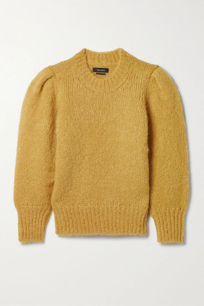 Emma Mohair-blend Sweater - Yellow