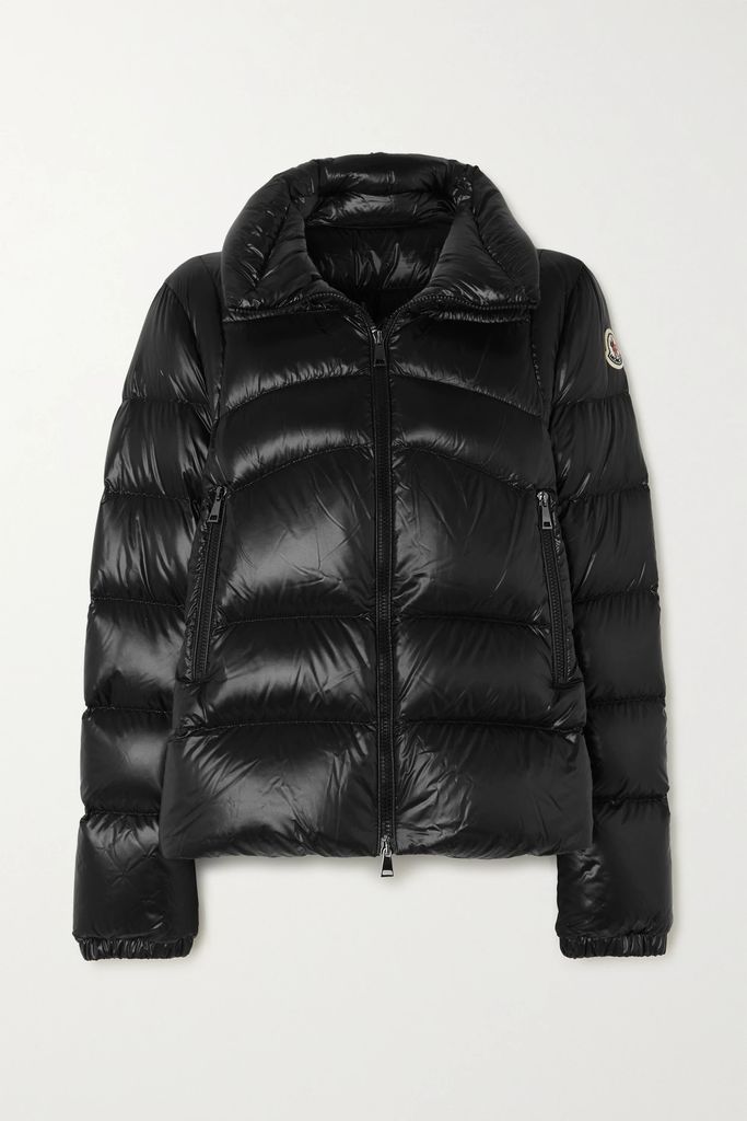 Aubert Quilted Shell Down Jacket - Black