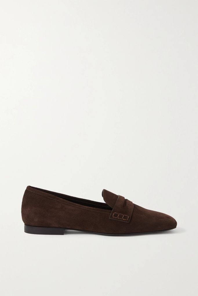 Carlisle Suede Loafers - Brown