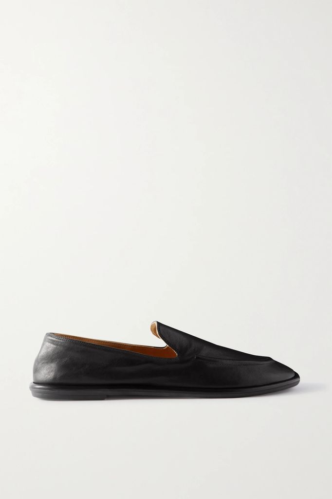 Canal Leather Loafers - Black