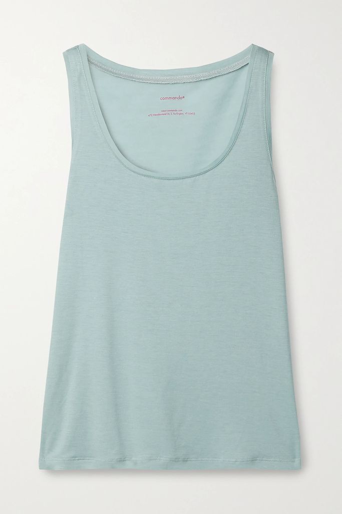 Stretch-bamboo And Tencel-blend Jersey Tank - Mint