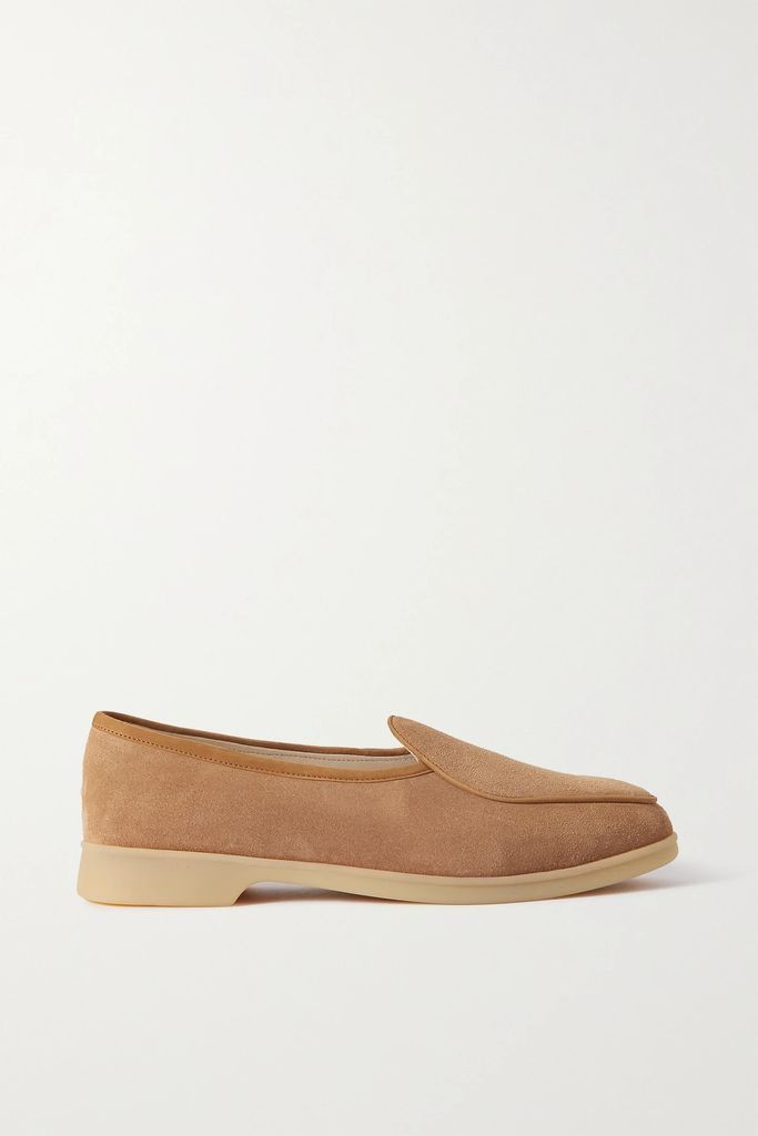 Stride Suede Loafers - Tan