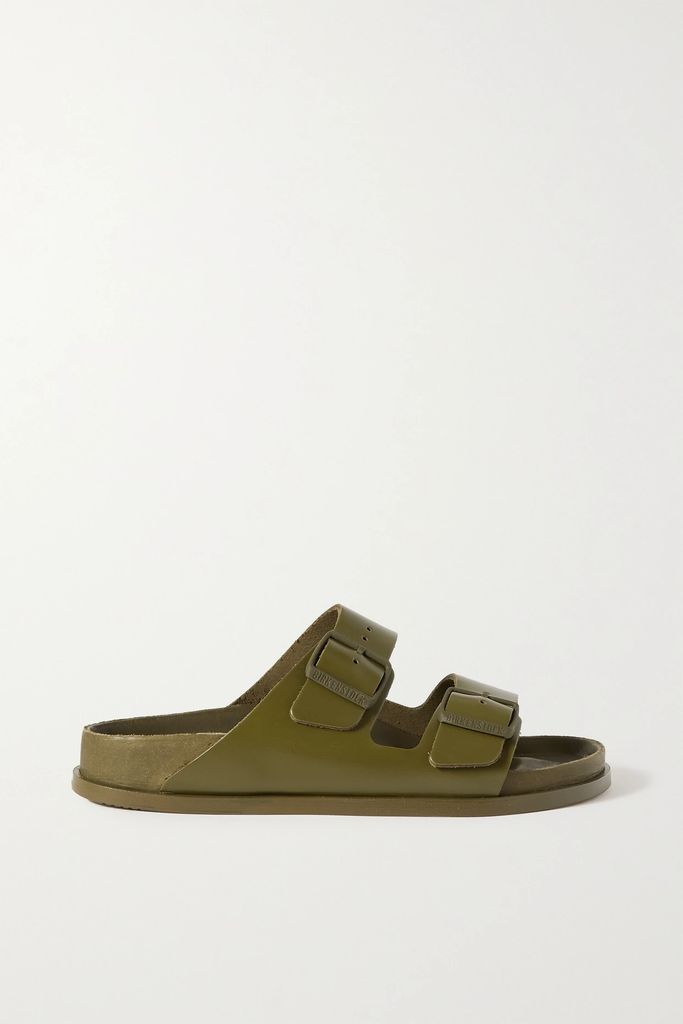 1774 - Arizona Leather Sandals - Army green