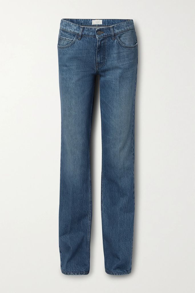 Carlyl High-rise Straight-leg Jeans - Indigo