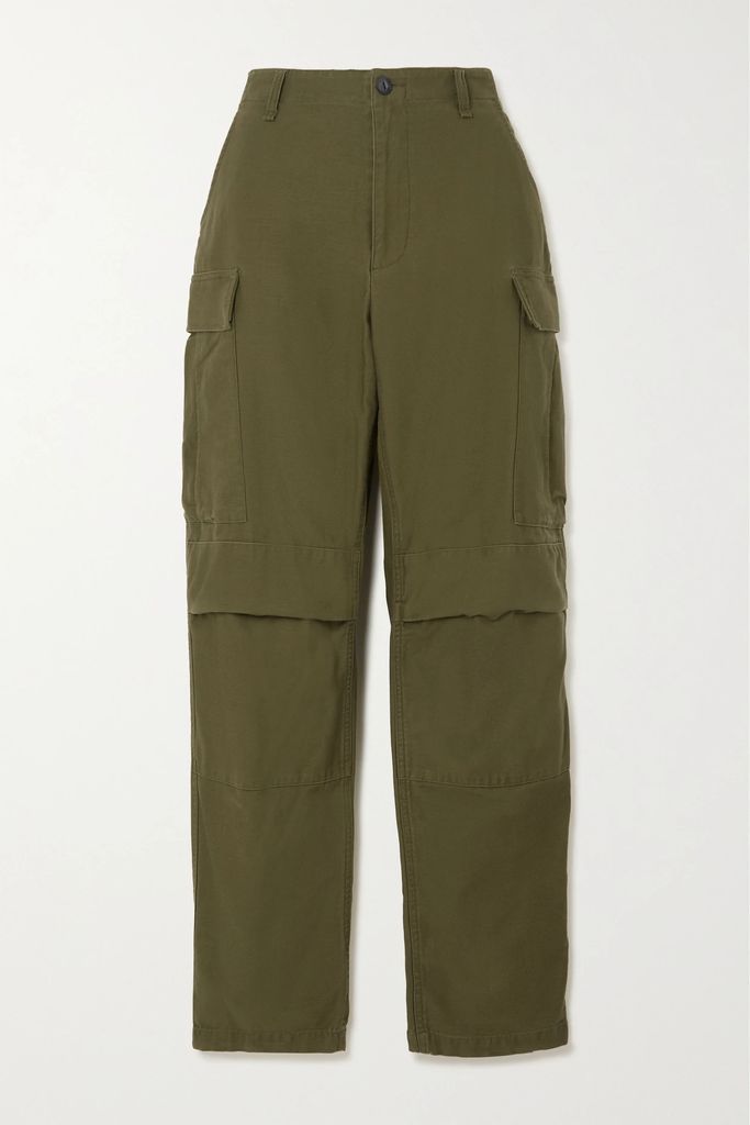 Sands Cotton Tapered Cargo Pants - Army green