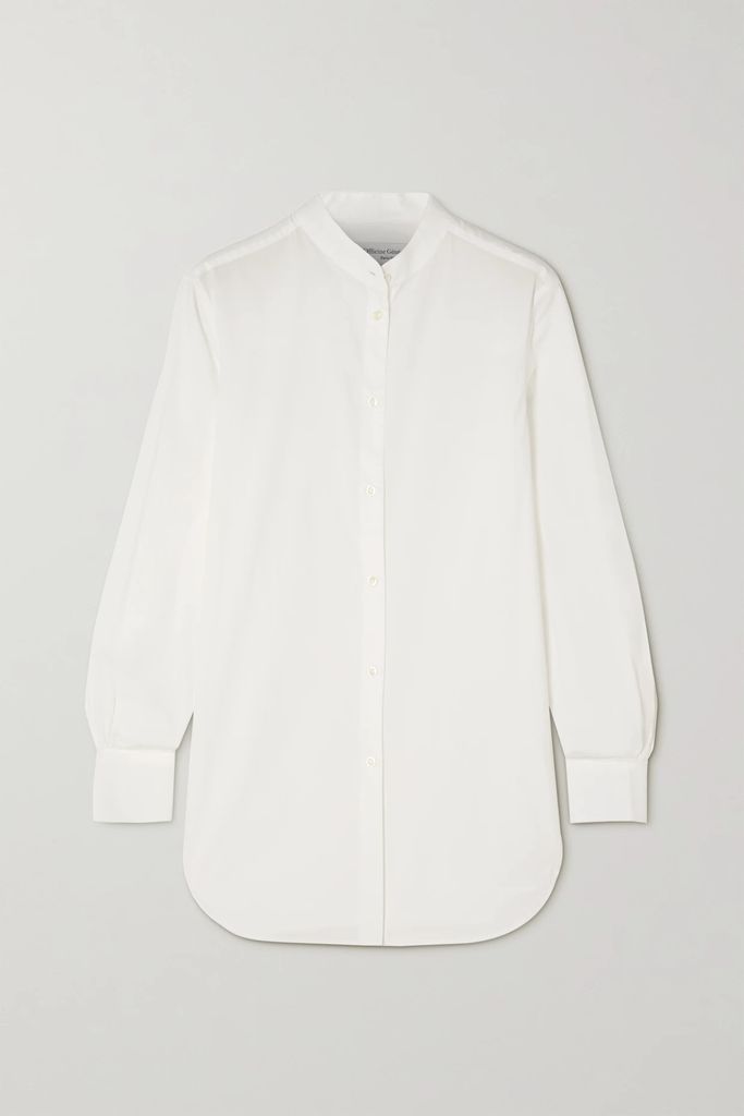Amelia Cotton-poplin Shirt - White