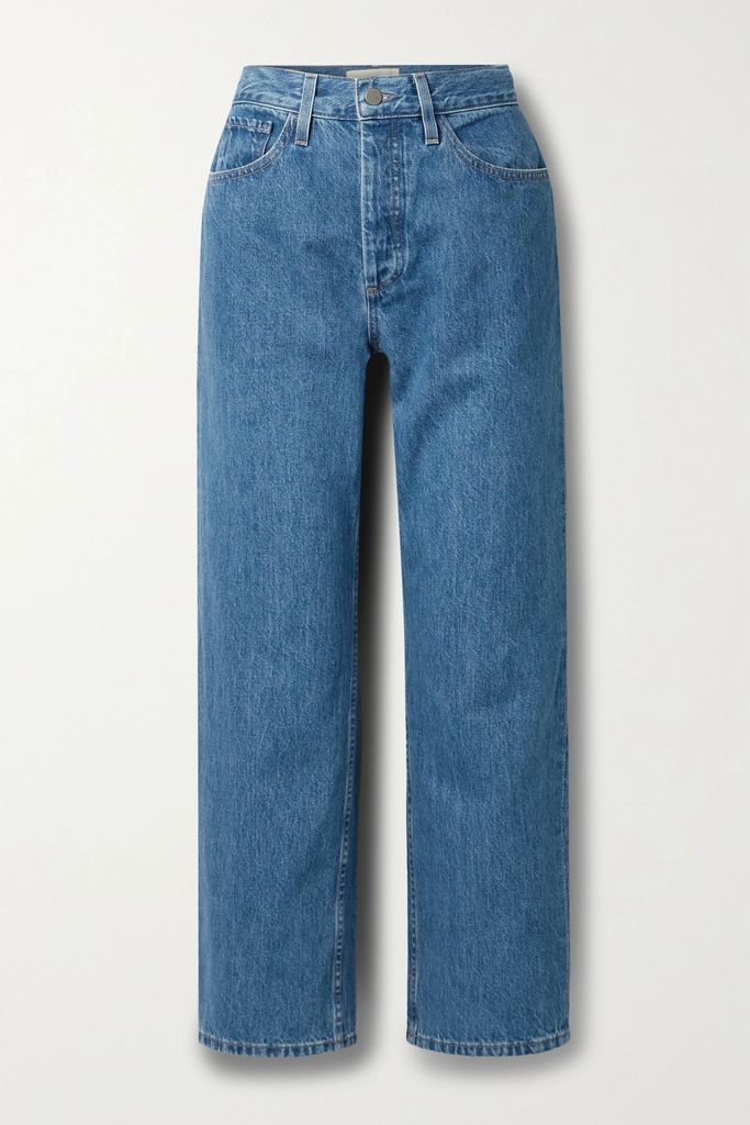 Georgina High-rise Straight-leg Jeans - Blue