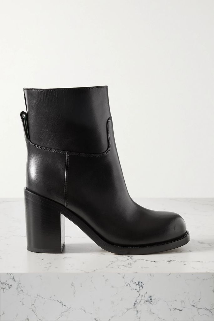 Cavallo Leather Ankle Boots - Black