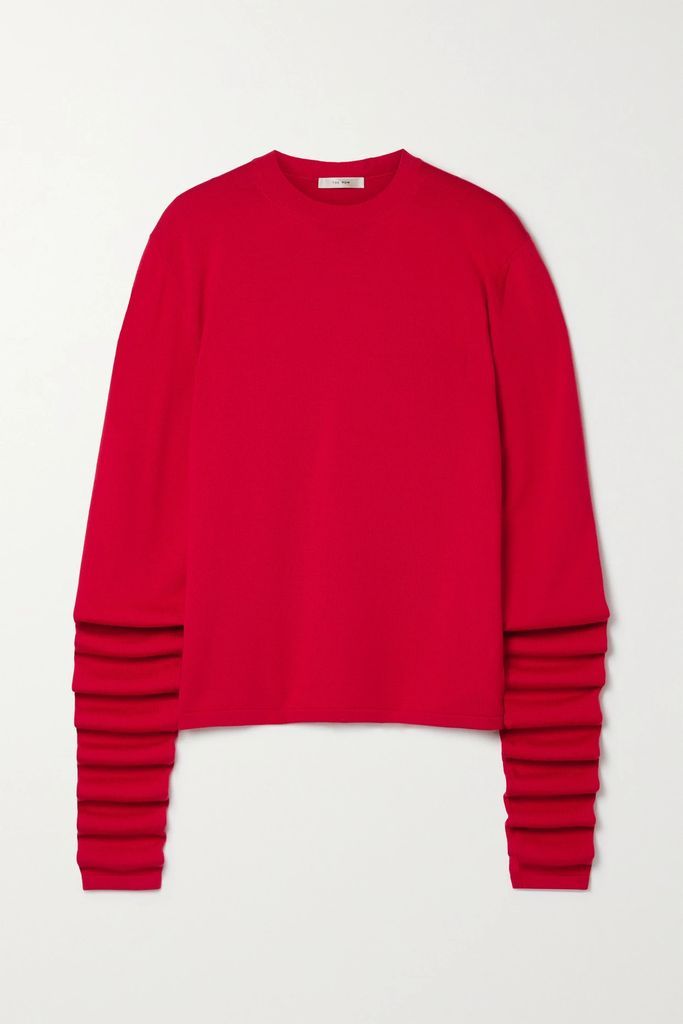 Chady Wool Sweater - Crimson