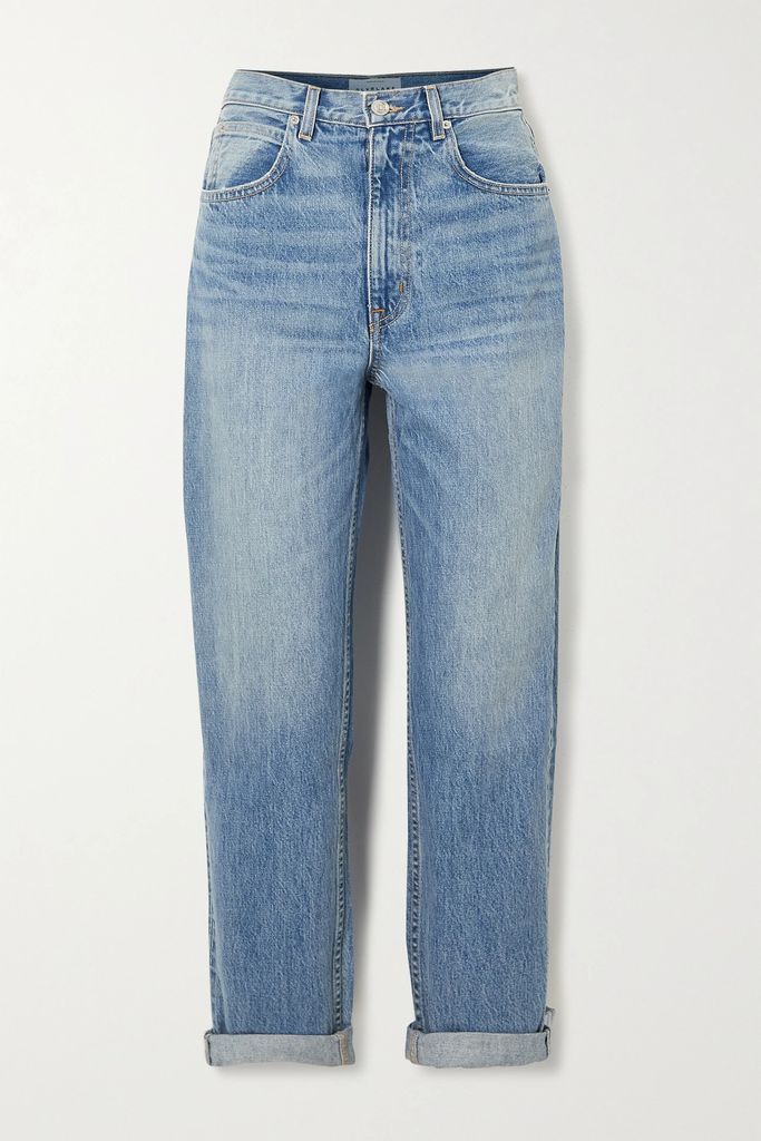 Dakota High-rise Tapered Jeans - Mid denim