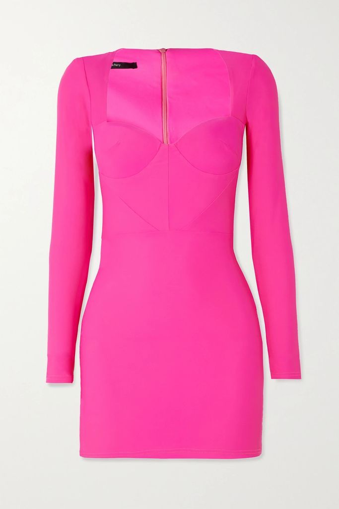 Howell Neon Stretch-jersey Mini Dress - Pink