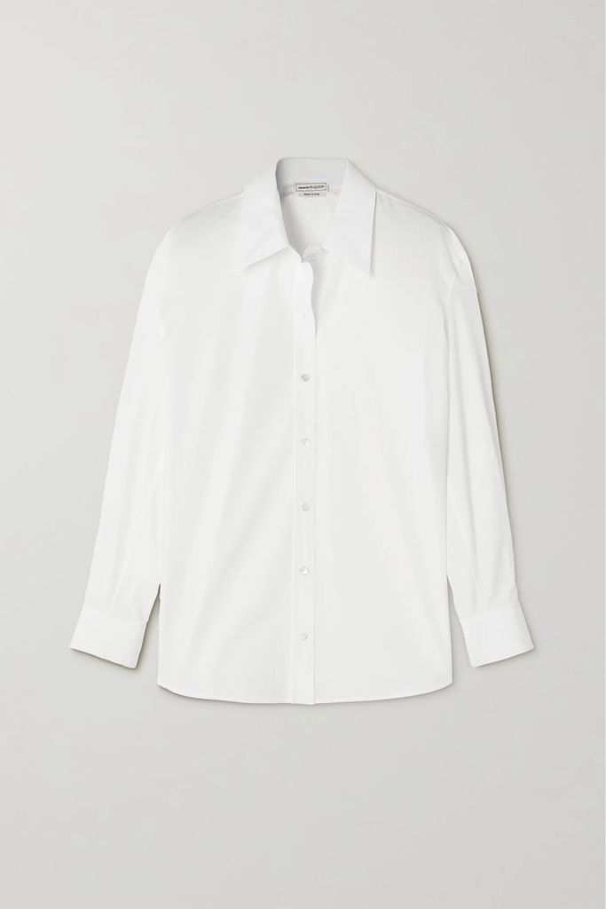 Cotton-poplin Shirt - White