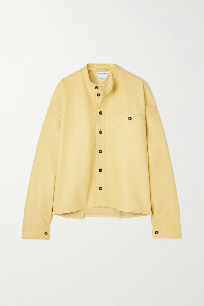 Leather Shirt - Yellow