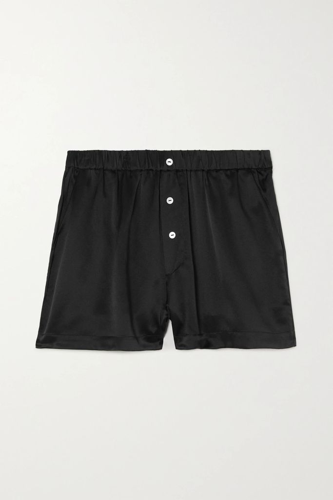 Silk Shorts - Black