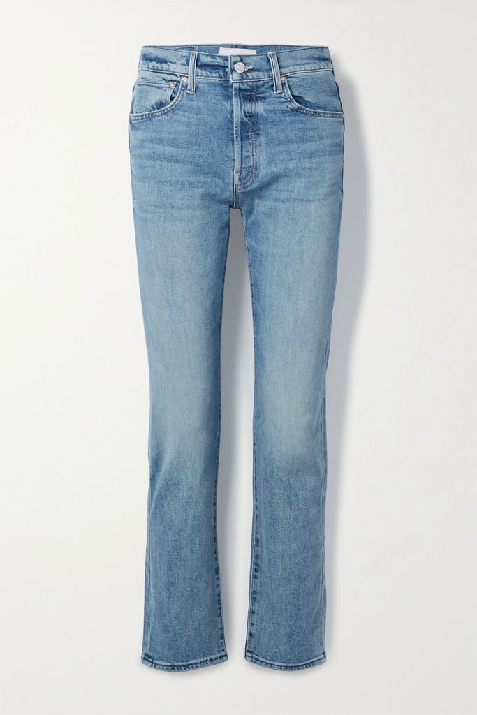 Hiker Hover High-rise Straight-leg Jeans - Light denim