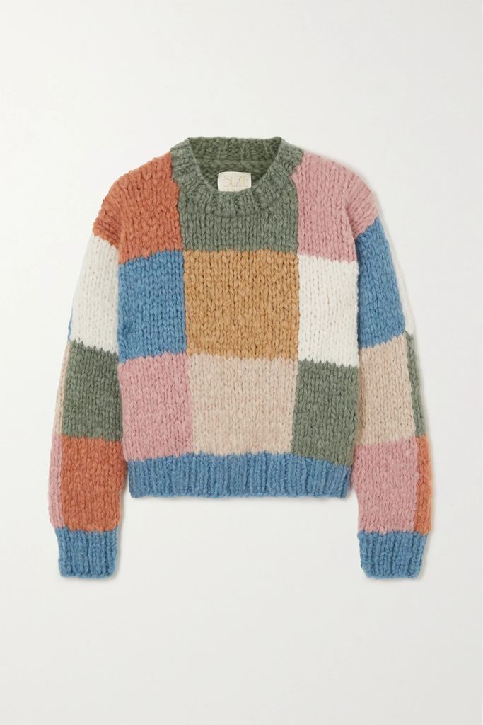 Sonia Jooshi Cashmere-jacquard Sweater - Green