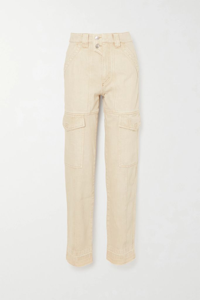 Vayoneo Straight-leg Cargo Jeans - Ecru