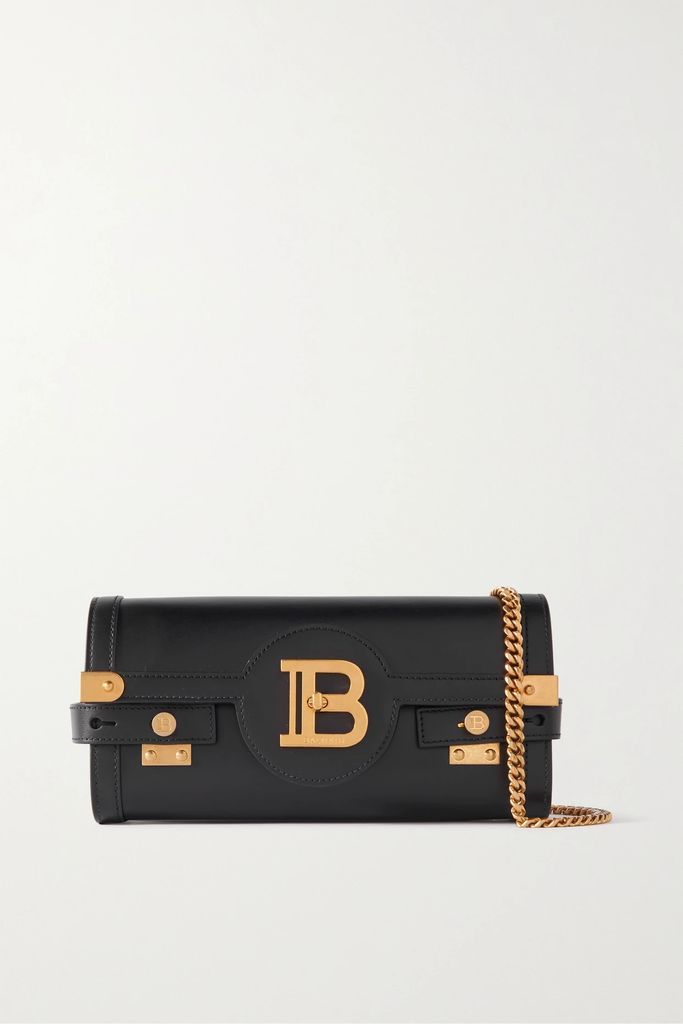 B-buzz 23 Smooth Leather Shoulder Bag - Black