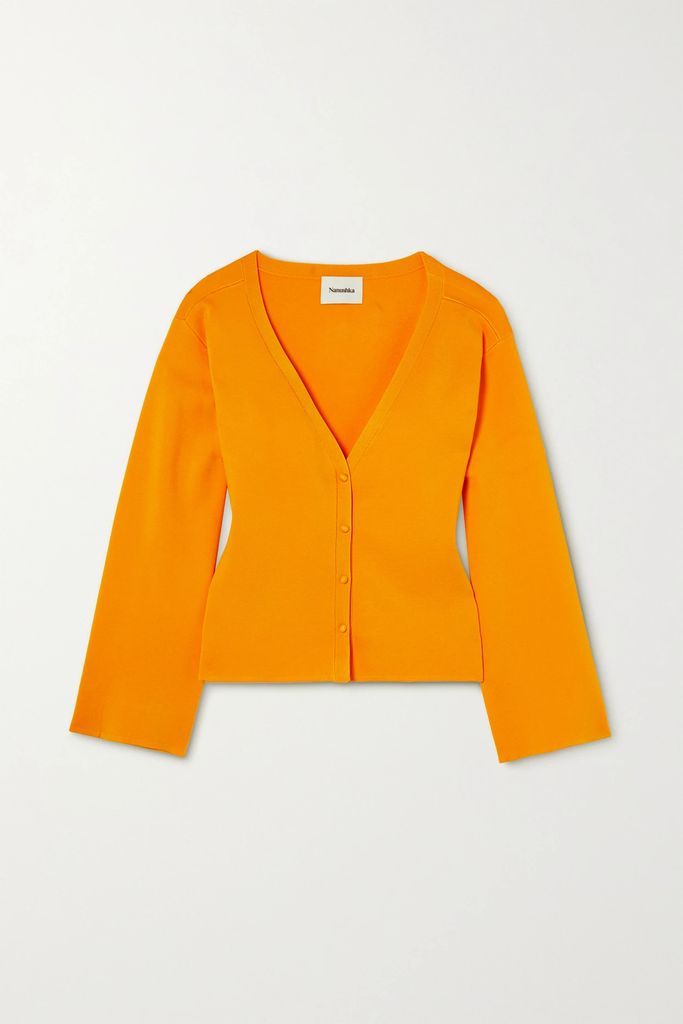 Mari Knitted Cardigan - Orange