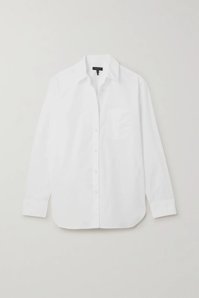 Maxine Cotton-poplin Shirt - White