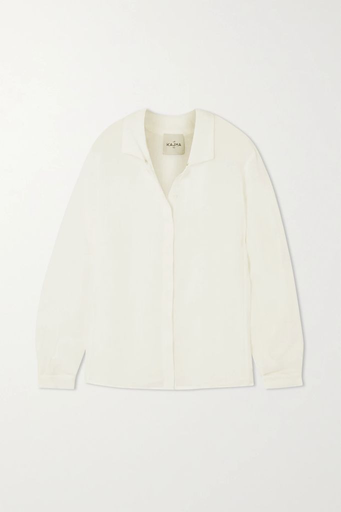 + Net Sustain Sanbu Organic Linen Shirt - White