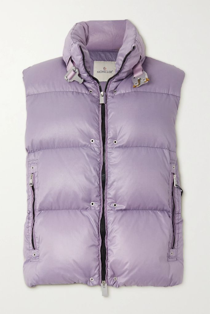 + 1017 Alyx 9sm Islote Quilted Shell Down Vest - Lavender